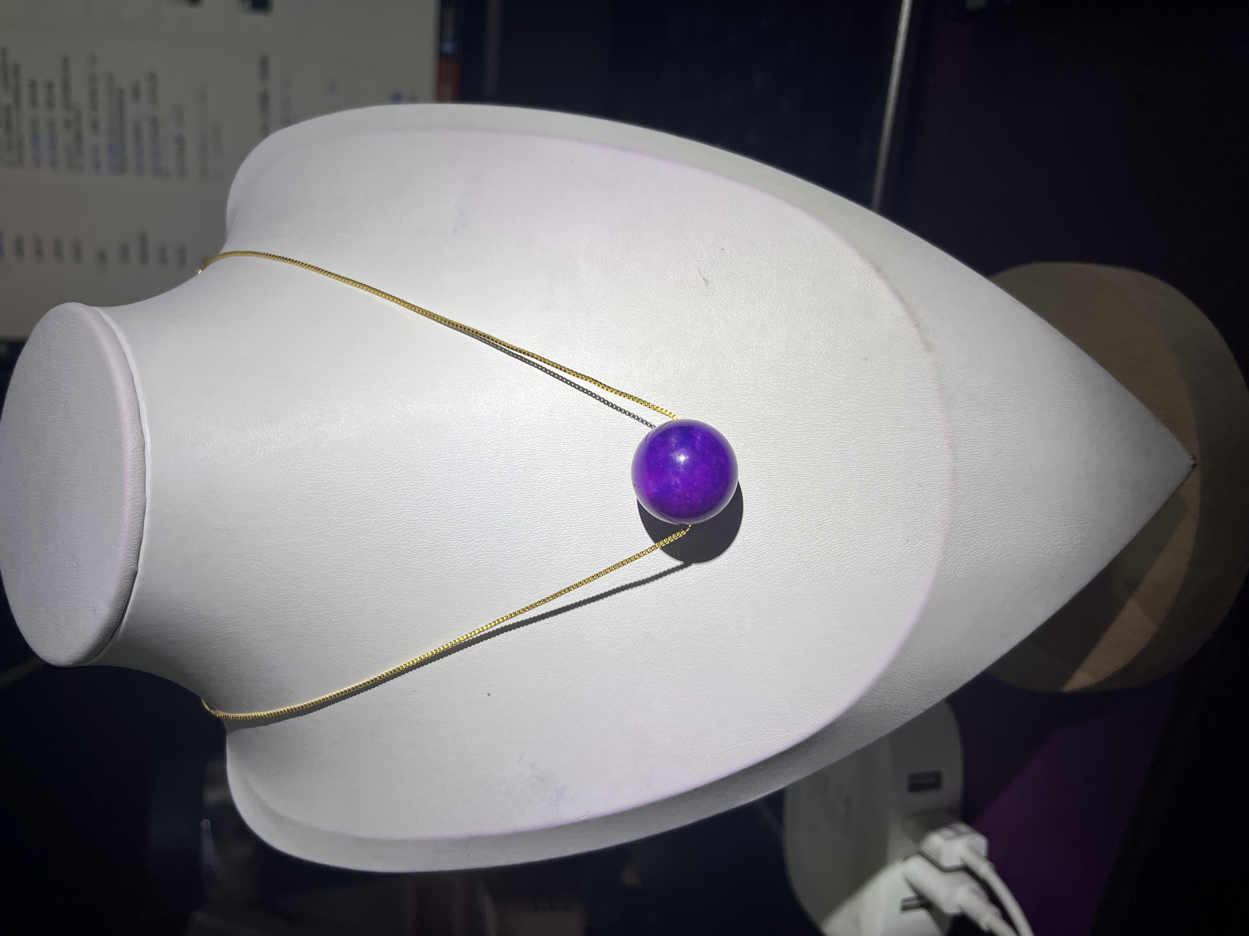 蓝皮紫舒吊坠时尚百搭女款-727ZS9-906