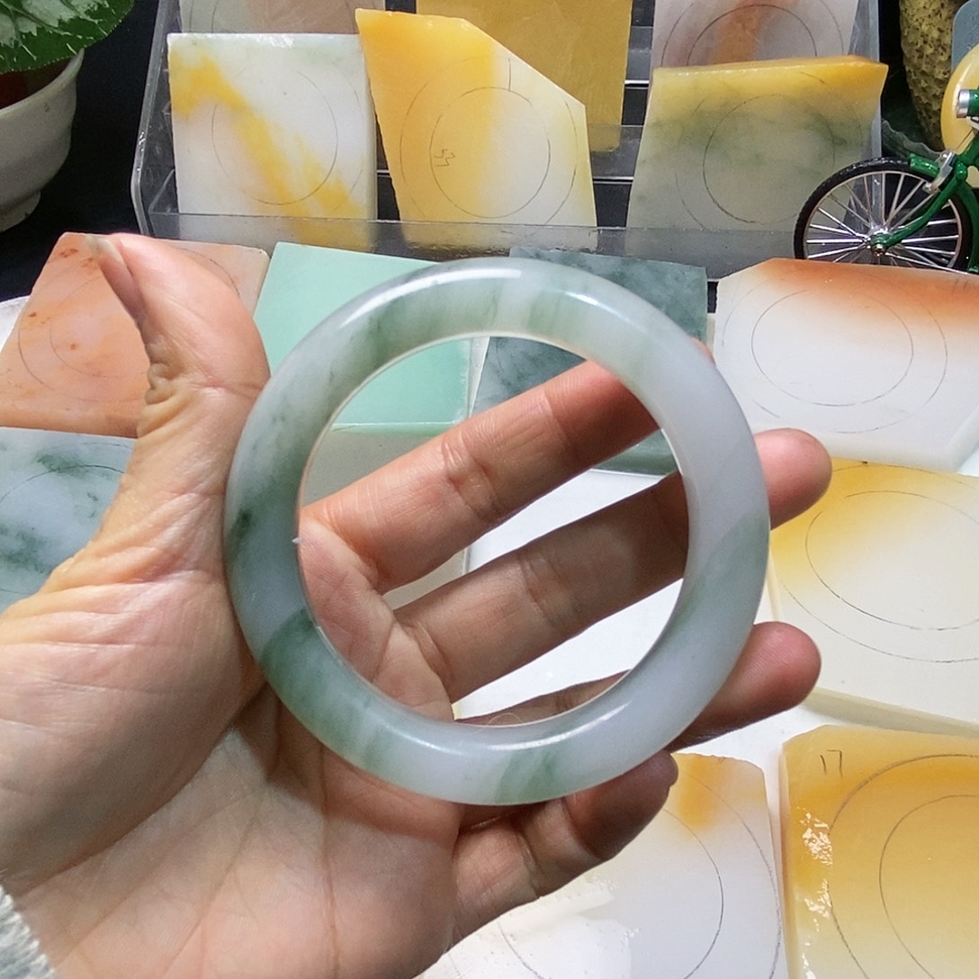 定制石英质玉（天山翠）55.5