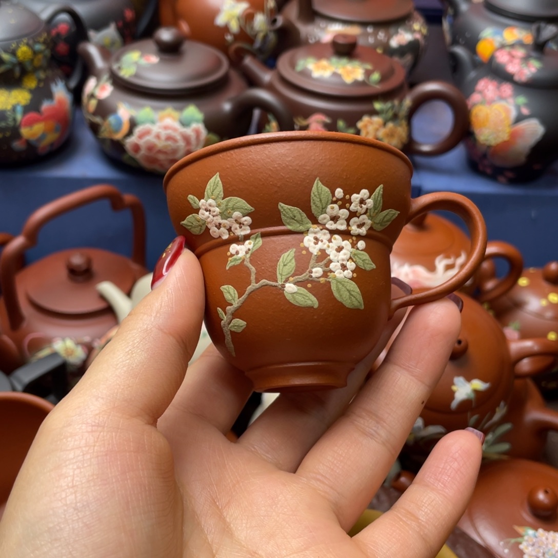 紫砂茶杯紫砂主人杯100cc