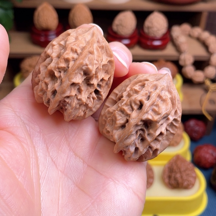 文玩核桃把件龙骨41