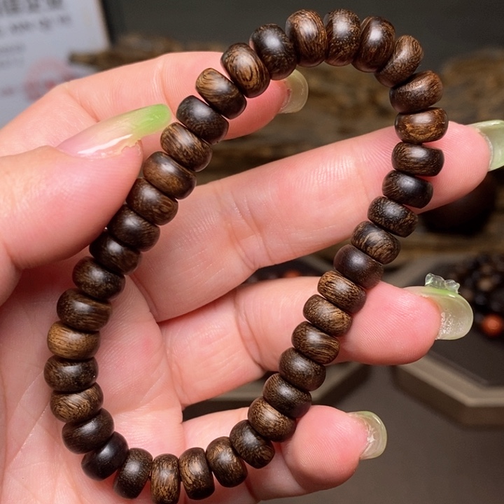 手串沉香富森红土瘤疤算盘珠