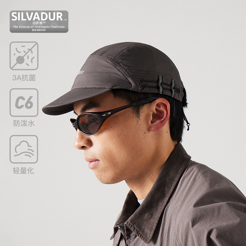 NothommeBLUE蓝岐轻量耐磨五片棒球帽夏季抗菌除臭防泼水鸭舌帽男