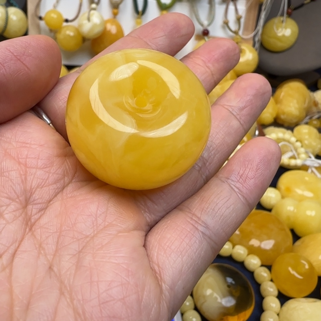 蜜蜡未镶嵌颈饰天然蜜蜡