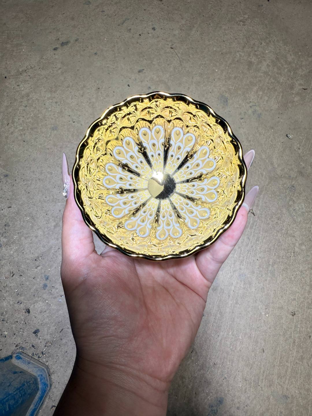 茶器茶杯 夜光金太阳