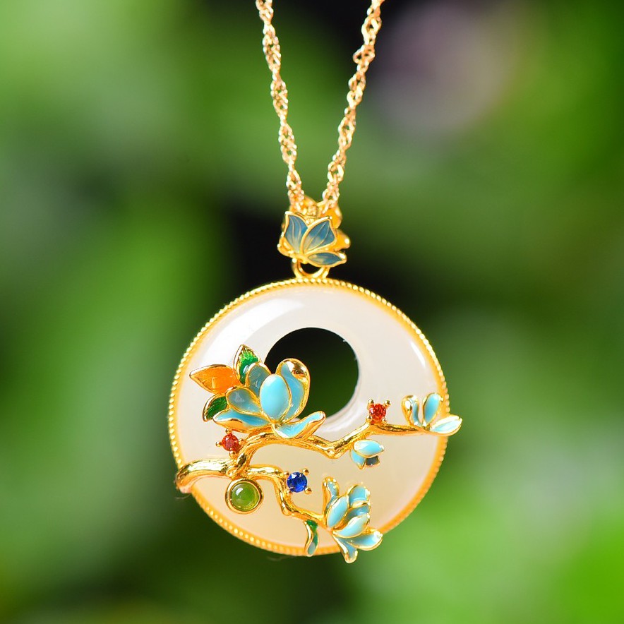 56号新中式圆扣吊坠