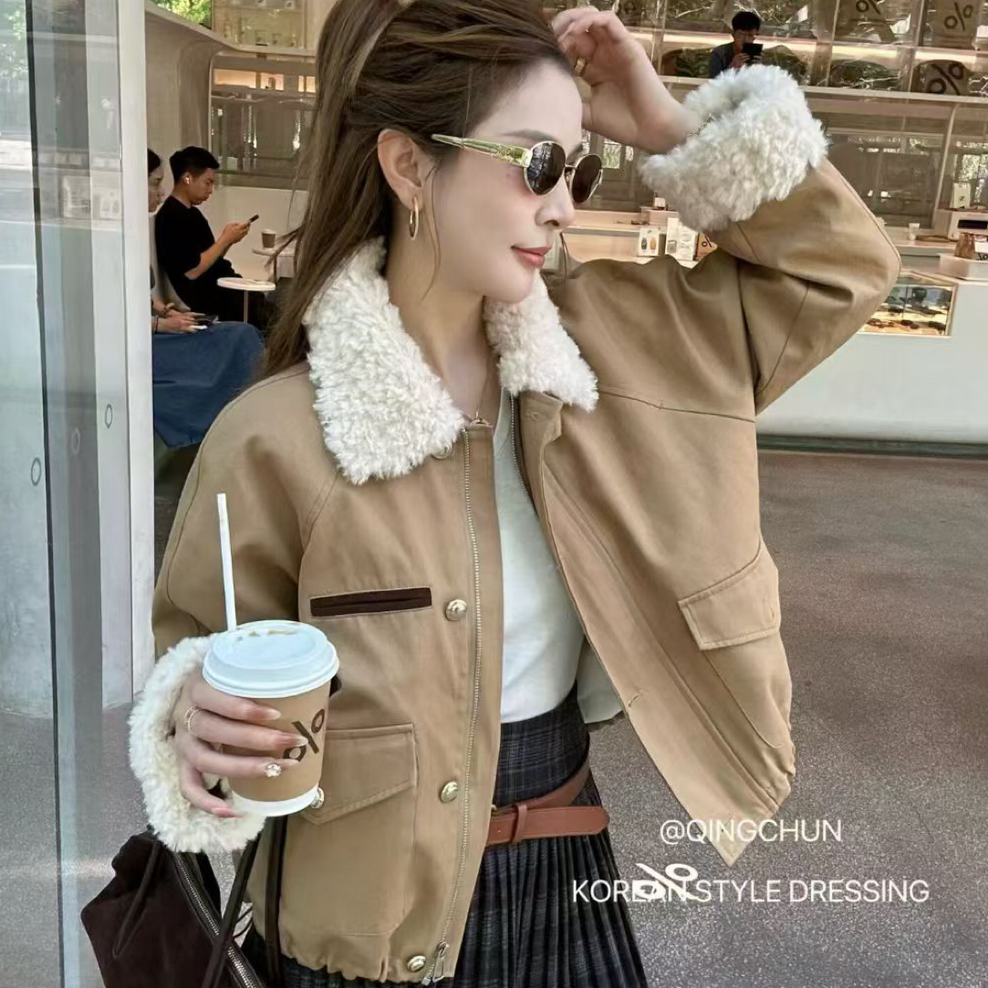 邹先森86010-29 (羽)翻领冬季新款韩版宽松显瘦百搭休闲保暖外套