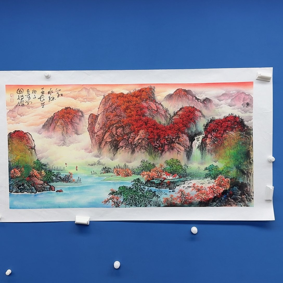 国画多次参加国内外大型