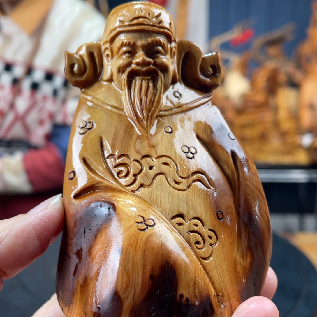 柏木（崖柏）手把件