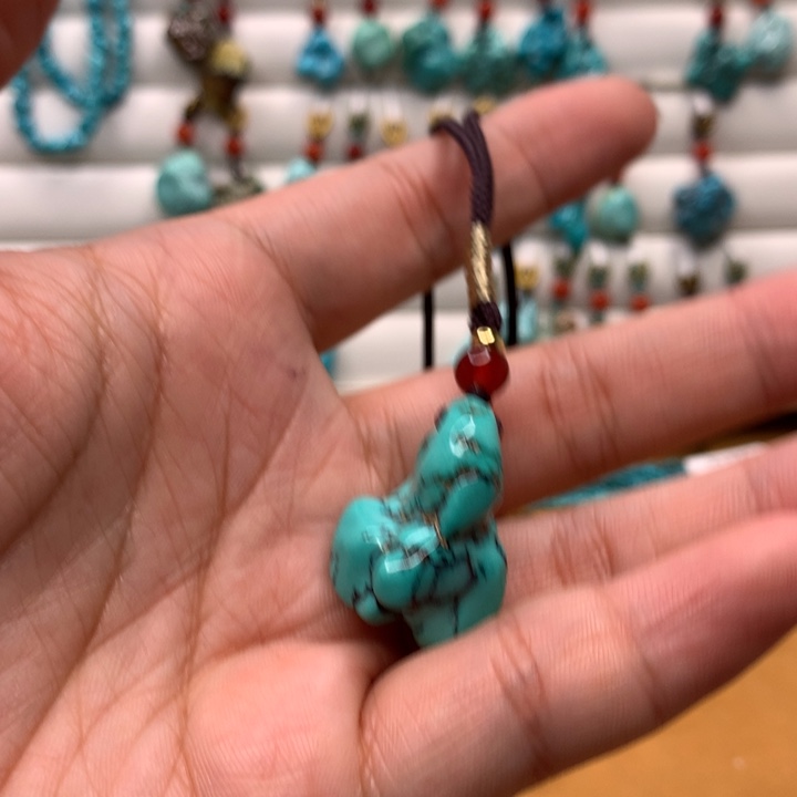 绿松石原矿未镶嵌杜*