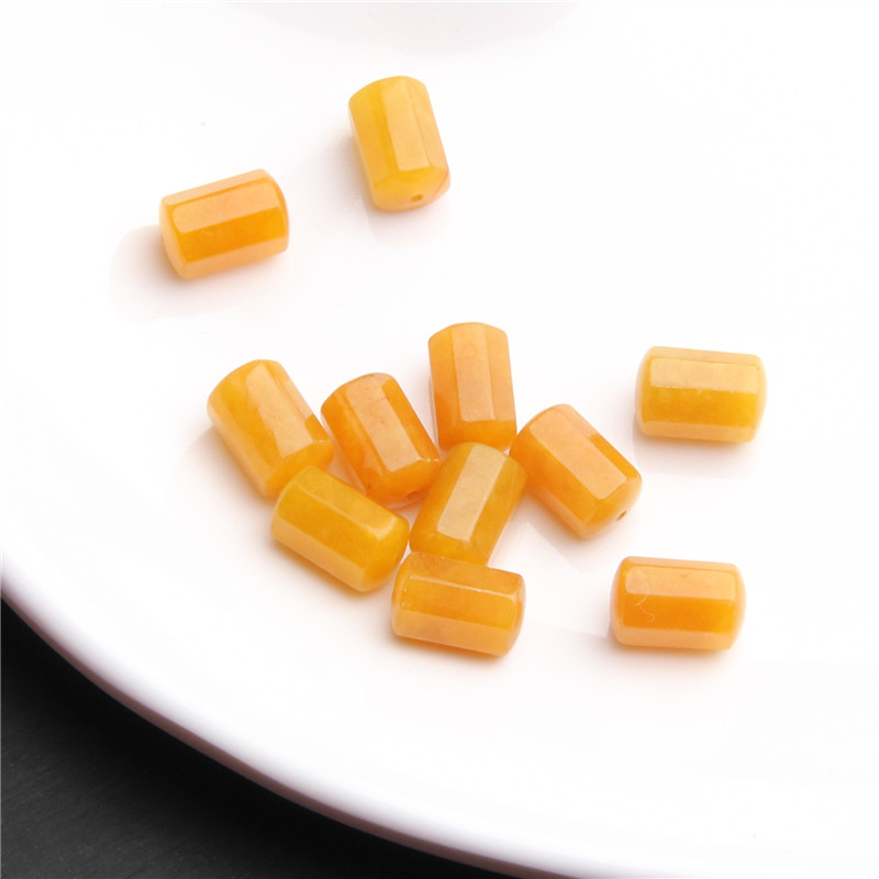 冰黄舒8*13MM八面珠散珠 K1338 多样性发一