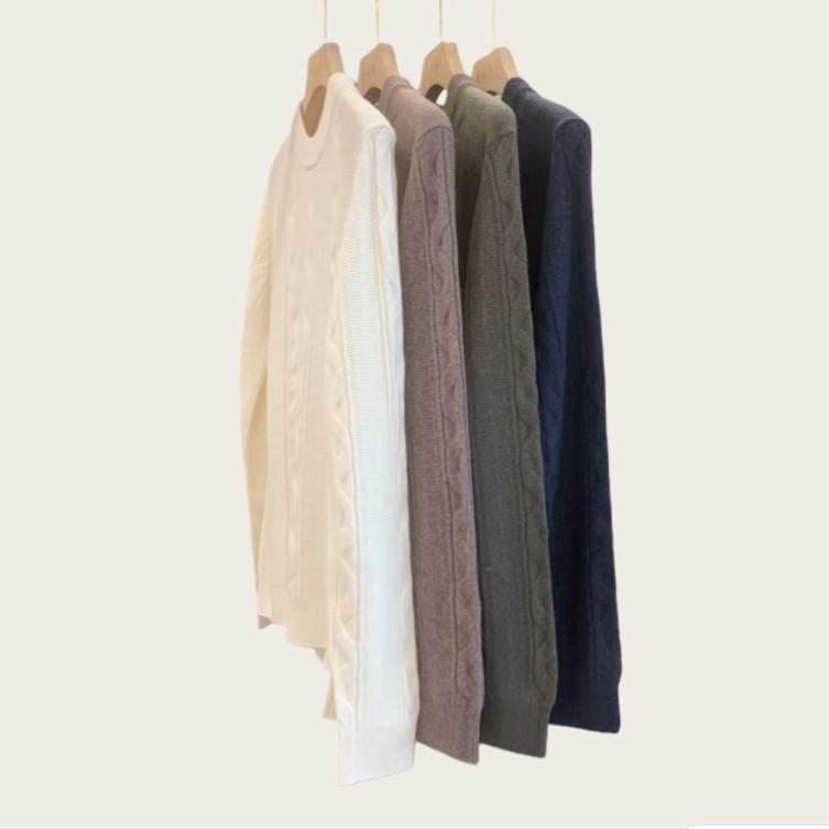  【美姐说】男士加厚精纺羊毛衫2529