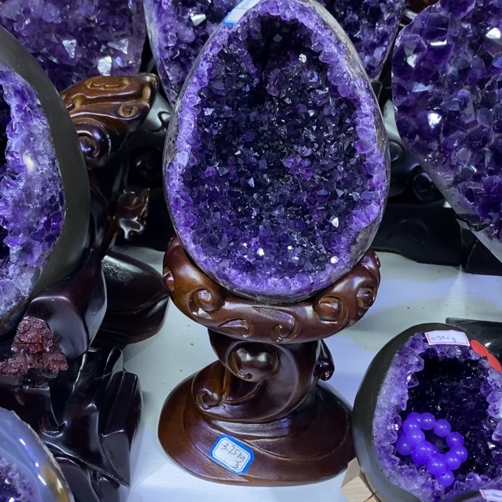 摆件未镶嵌紫晶莹