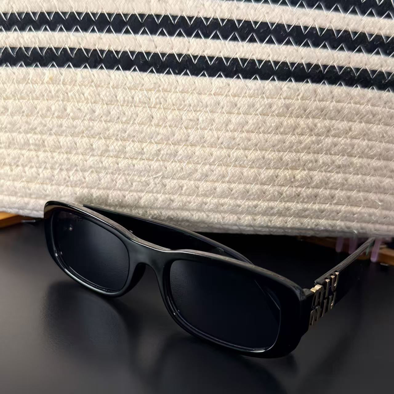 M牛新款欧美时尚窄框椭圆形女士太阳镜发箍