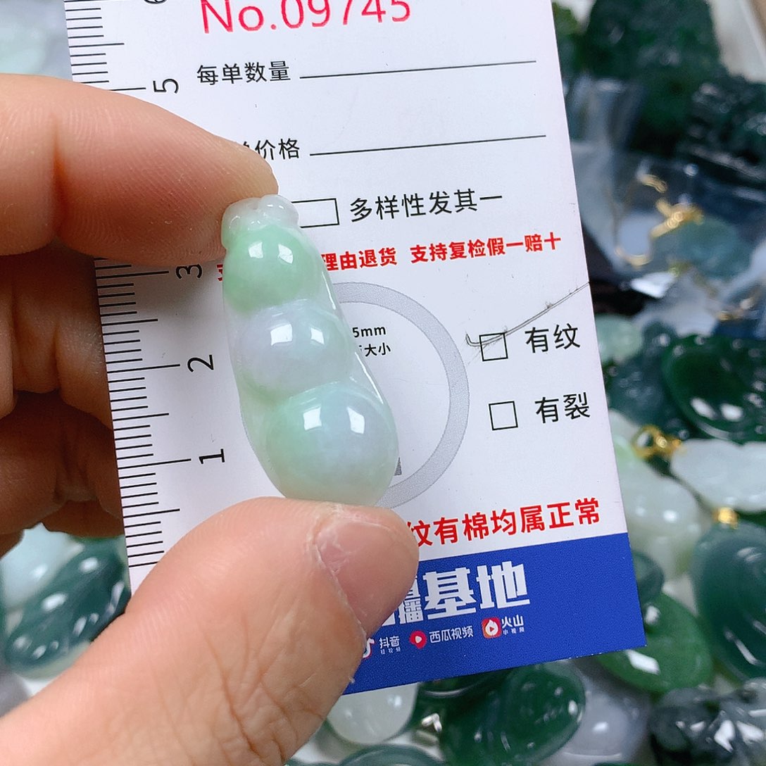 翡翠颈饰未镶嵌天然翡翠