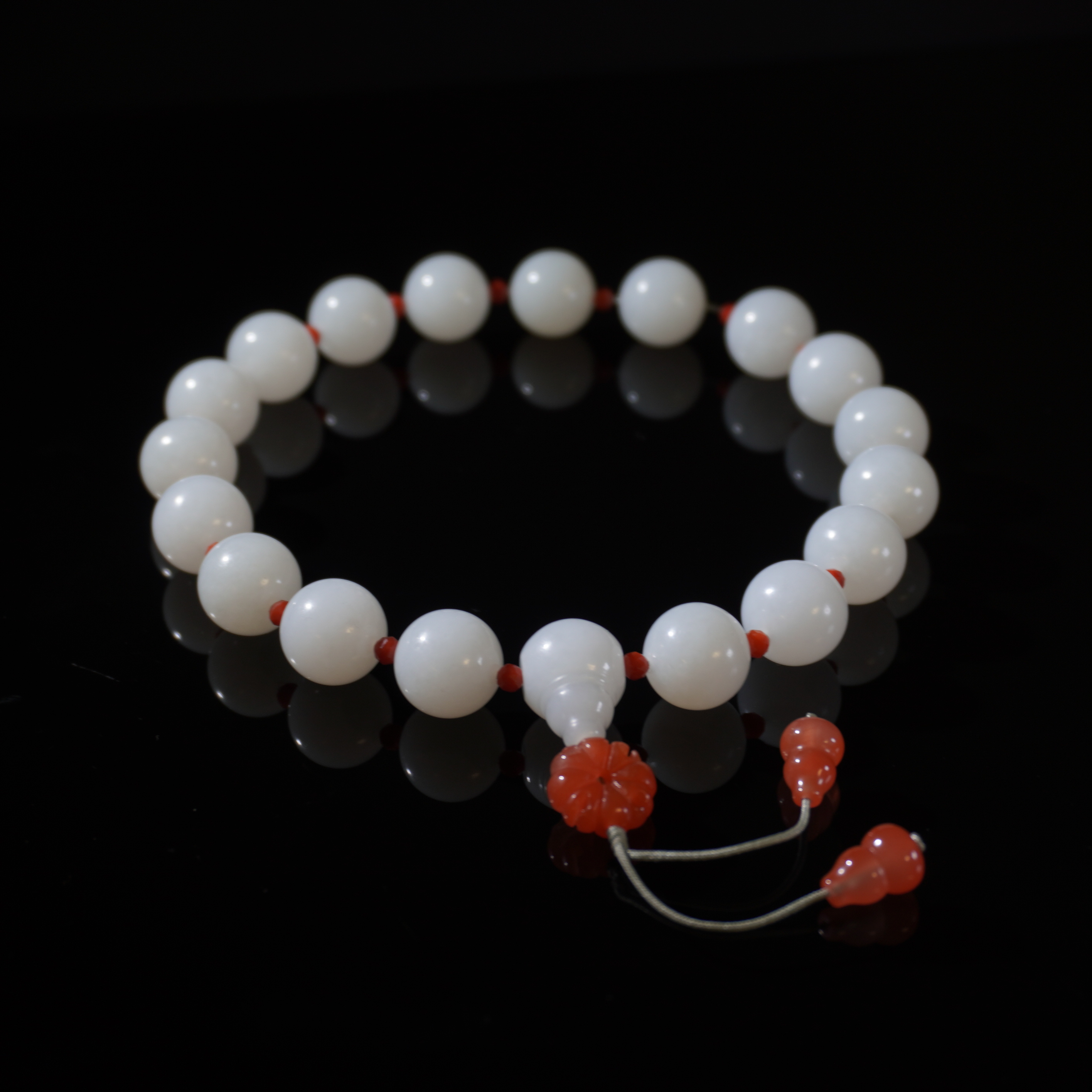 20世纪和田玉手持/HY004220/金玉良缘/槐荫山房