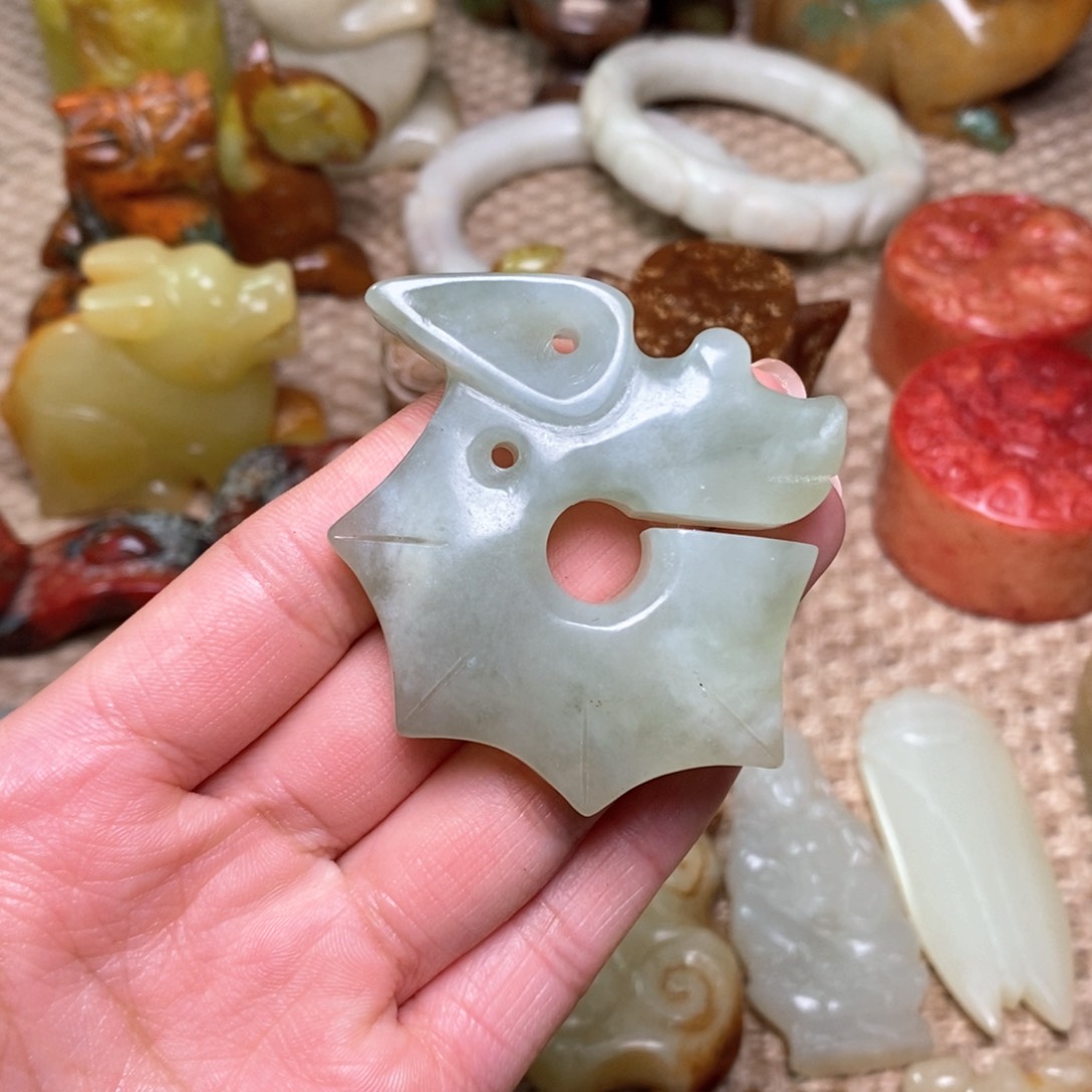 白玉菩提吊坠白玉菩提白玉菩提摆件