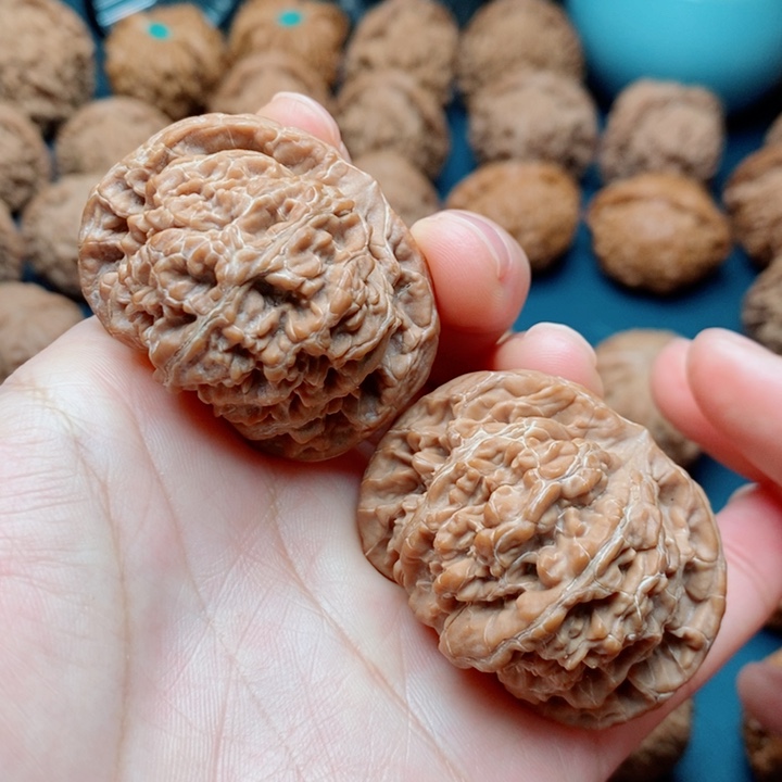 把件文玩核桃老款宫灯43全品