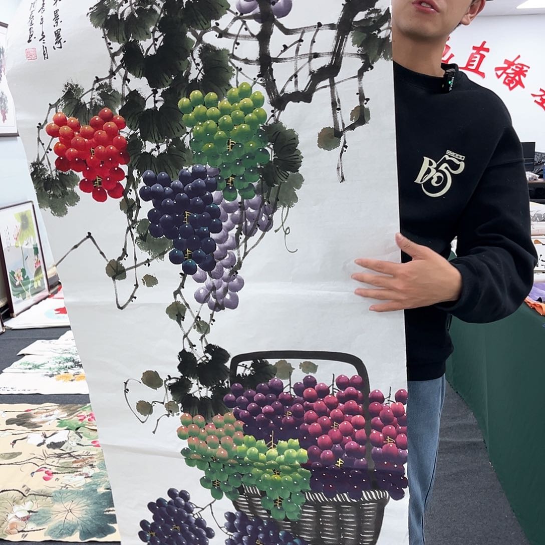 国画宣纸国画纯手绘作品