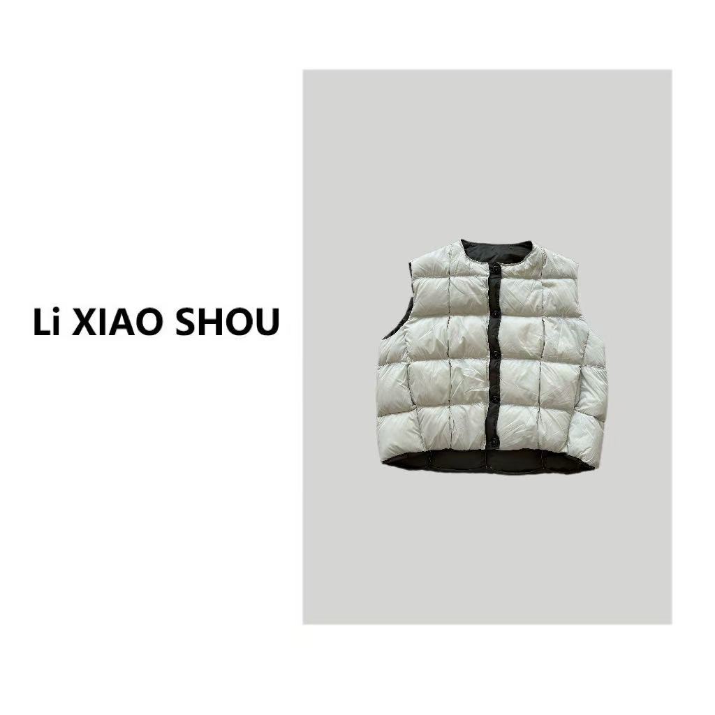 【李小瘦大码女装】冬季百搭舒适宽松休闲90绒羽绒马甲591012