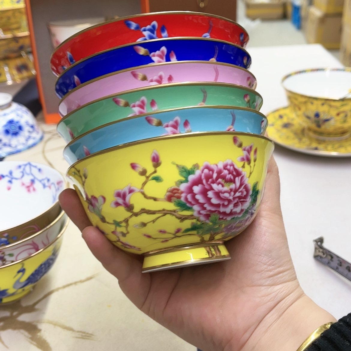 【闪购商品】珐琅4.5英寸6混。。。。。