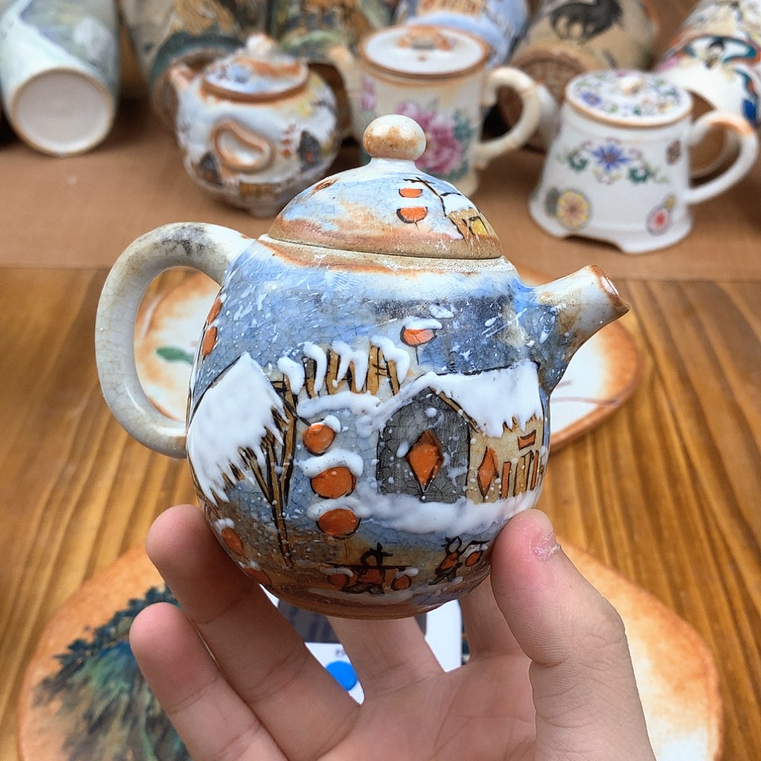 如***雪杯景德镇陶瓷手作