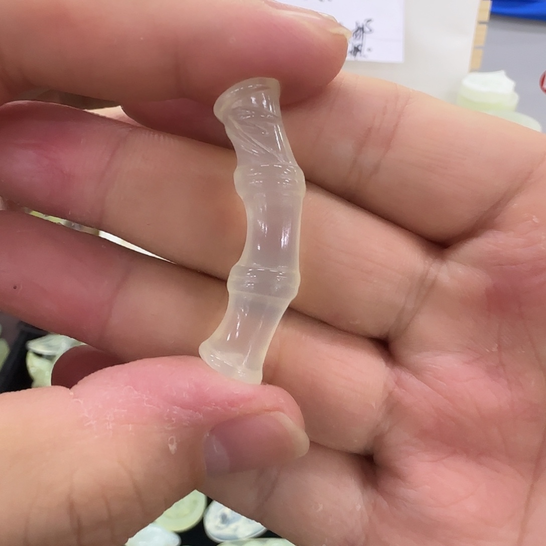 蛇纹石玉合金颈饰