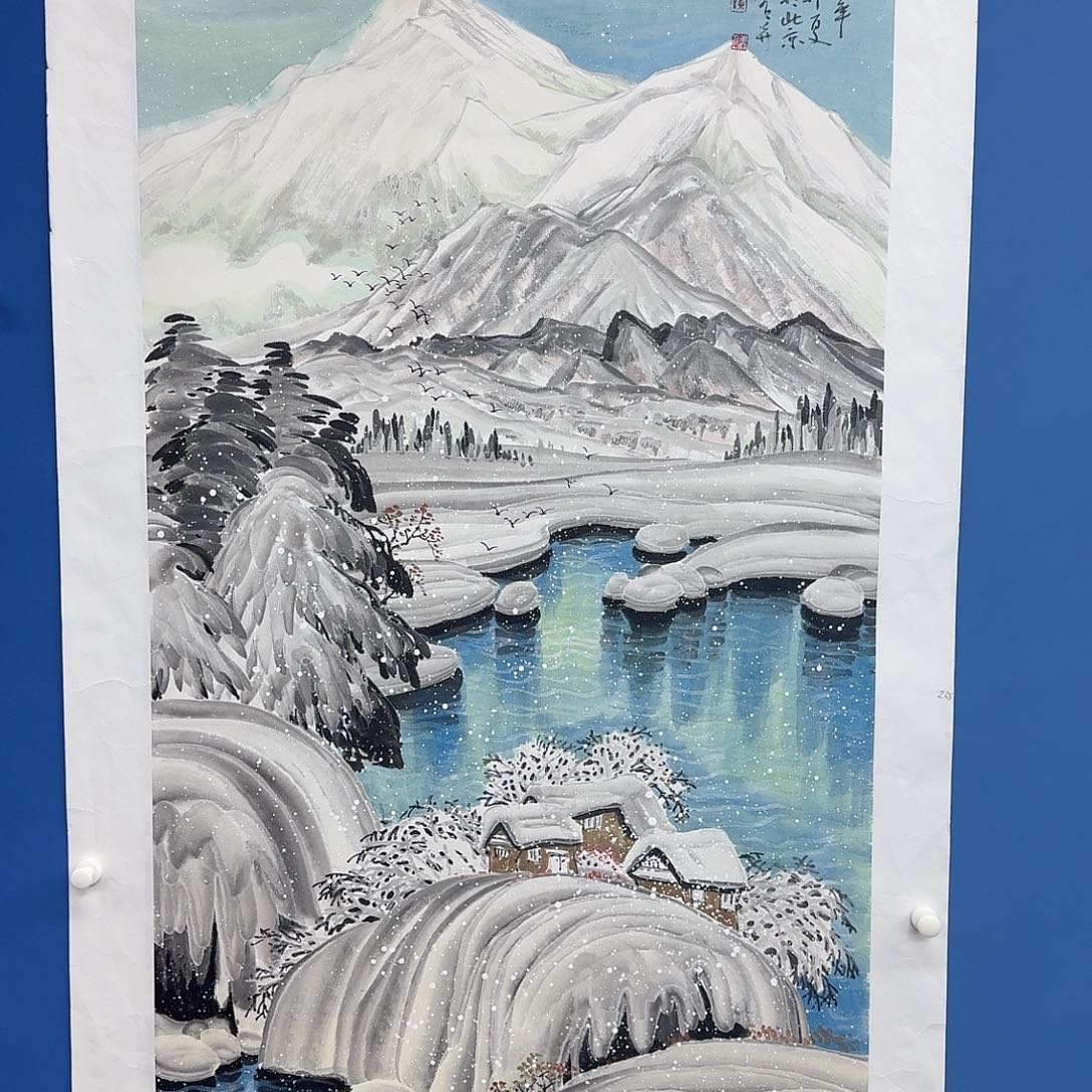 国画多次参加国内外大型