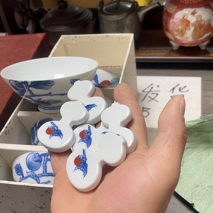 其他陶五碗五筷置一套