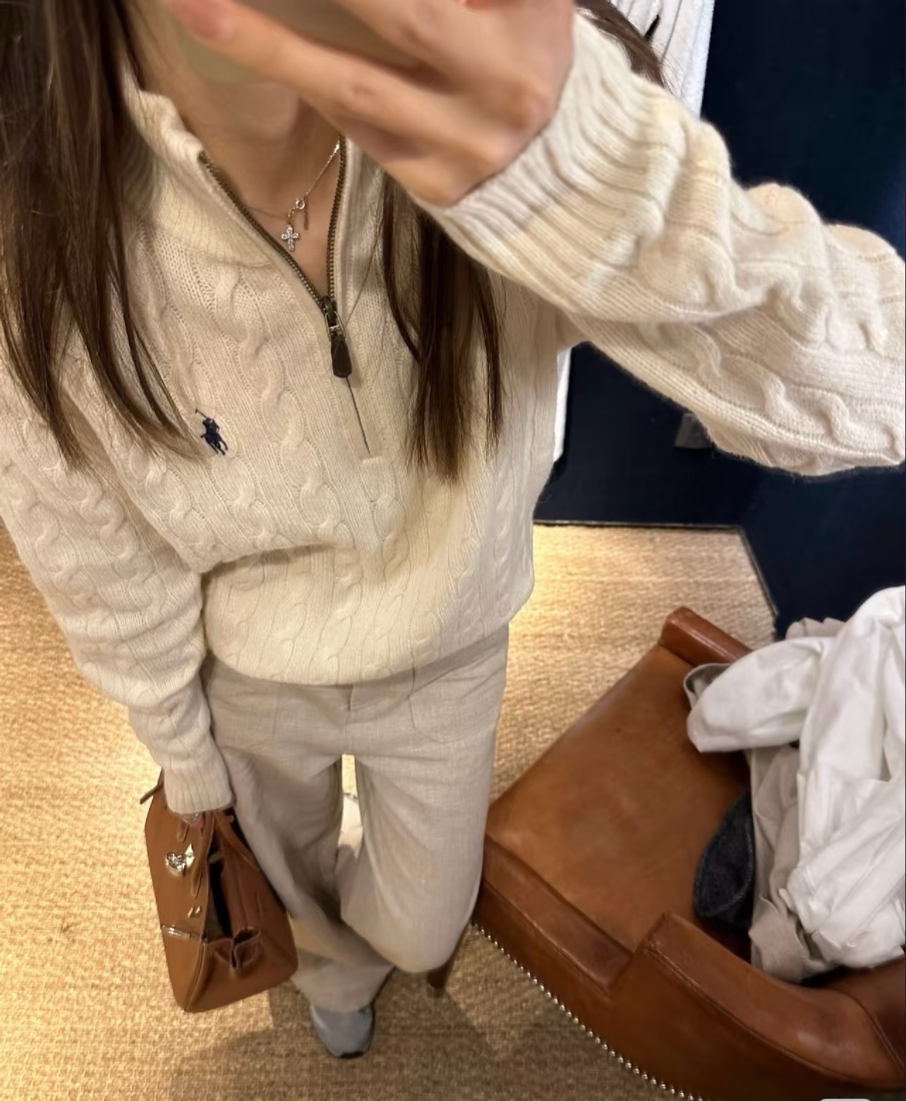 羊毛 小马现货 半拉链毛衣 宽松套头 毛衣（男女同款）