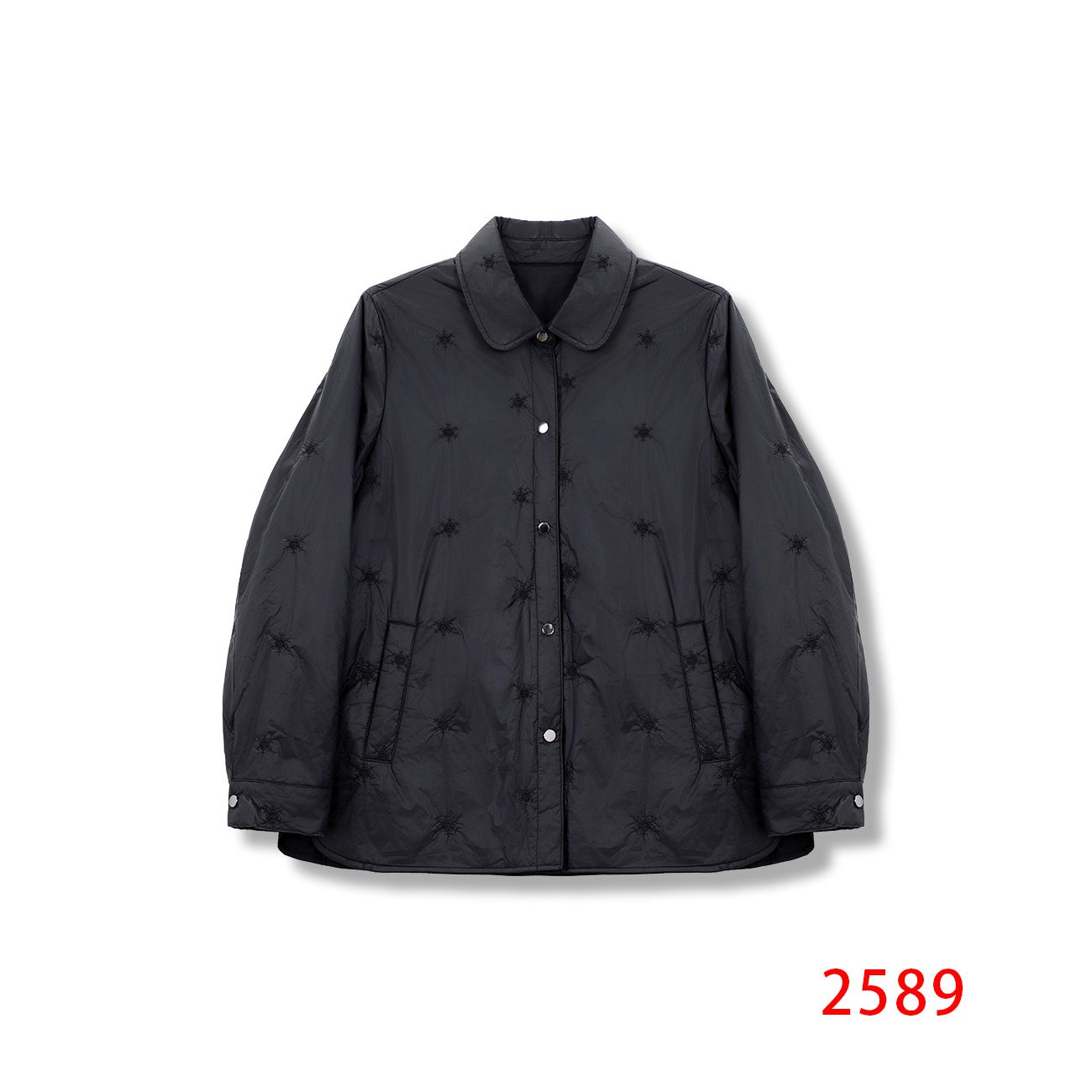 【果缎梅姐专属】双色新款圆领棉服  2589