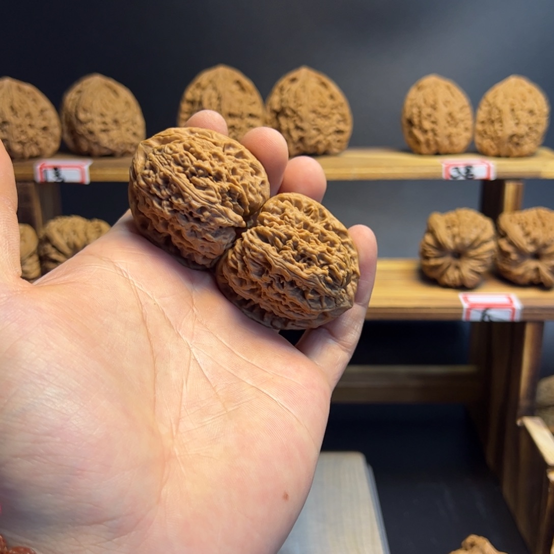 吊坠文玩核桃涿鹿南疆石全品无修