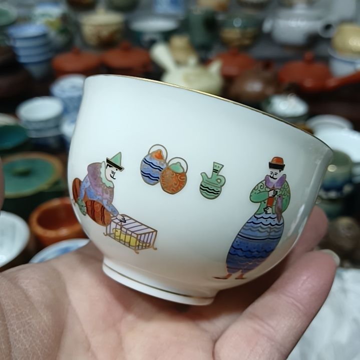 瓷片茶杯茶壶茶碗汤吞碟