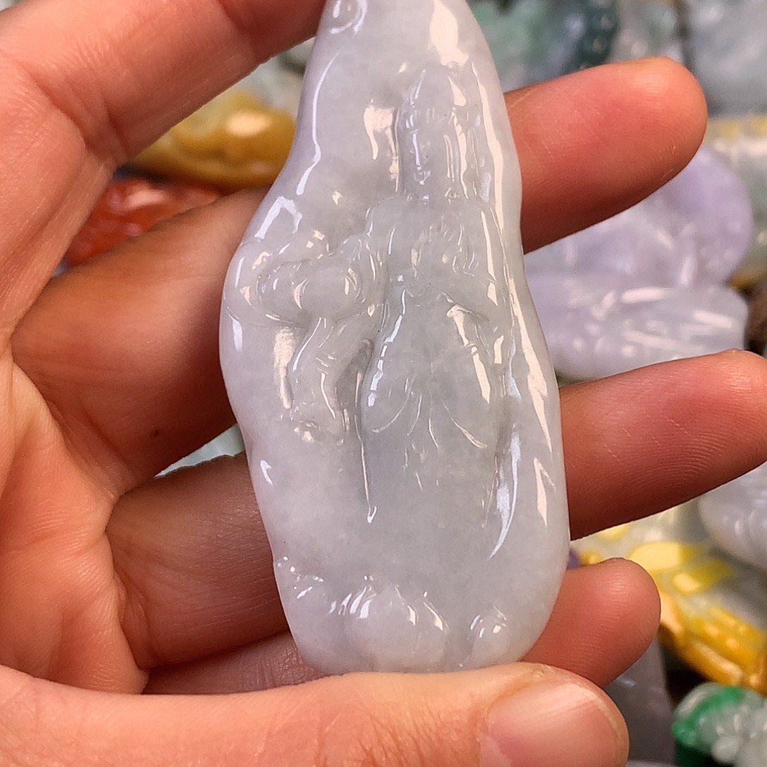 翡翠未镶嵌颈饰天然翡翠