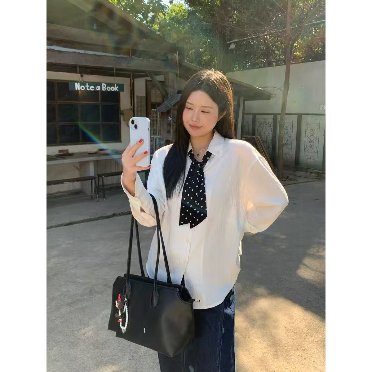 【小巧定制】XQ2354春季新款气质显瘦百搭韩版衬衣