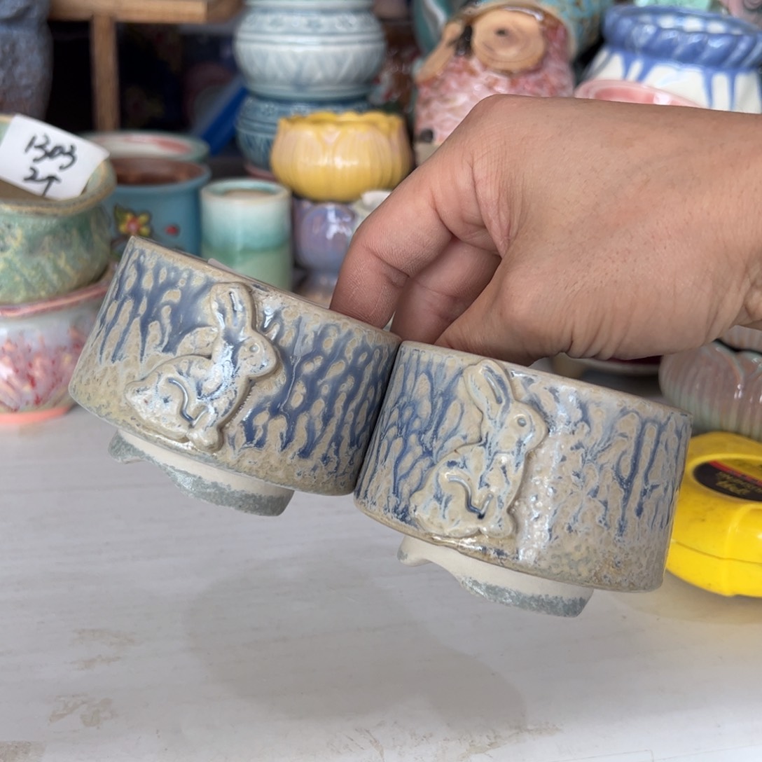 陶瓷多肉小花盆@@1366