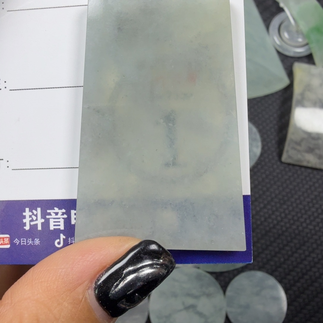 翡翠颈饰未镶嵌天然缅甸a货翡翠