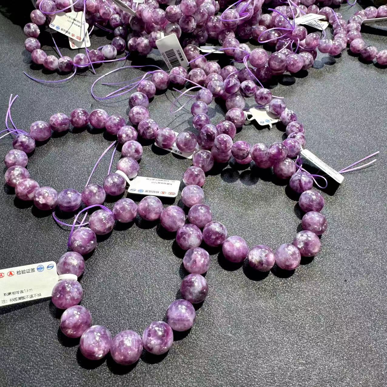 培育祖母绿粉紫祖母手串（多样性发一）