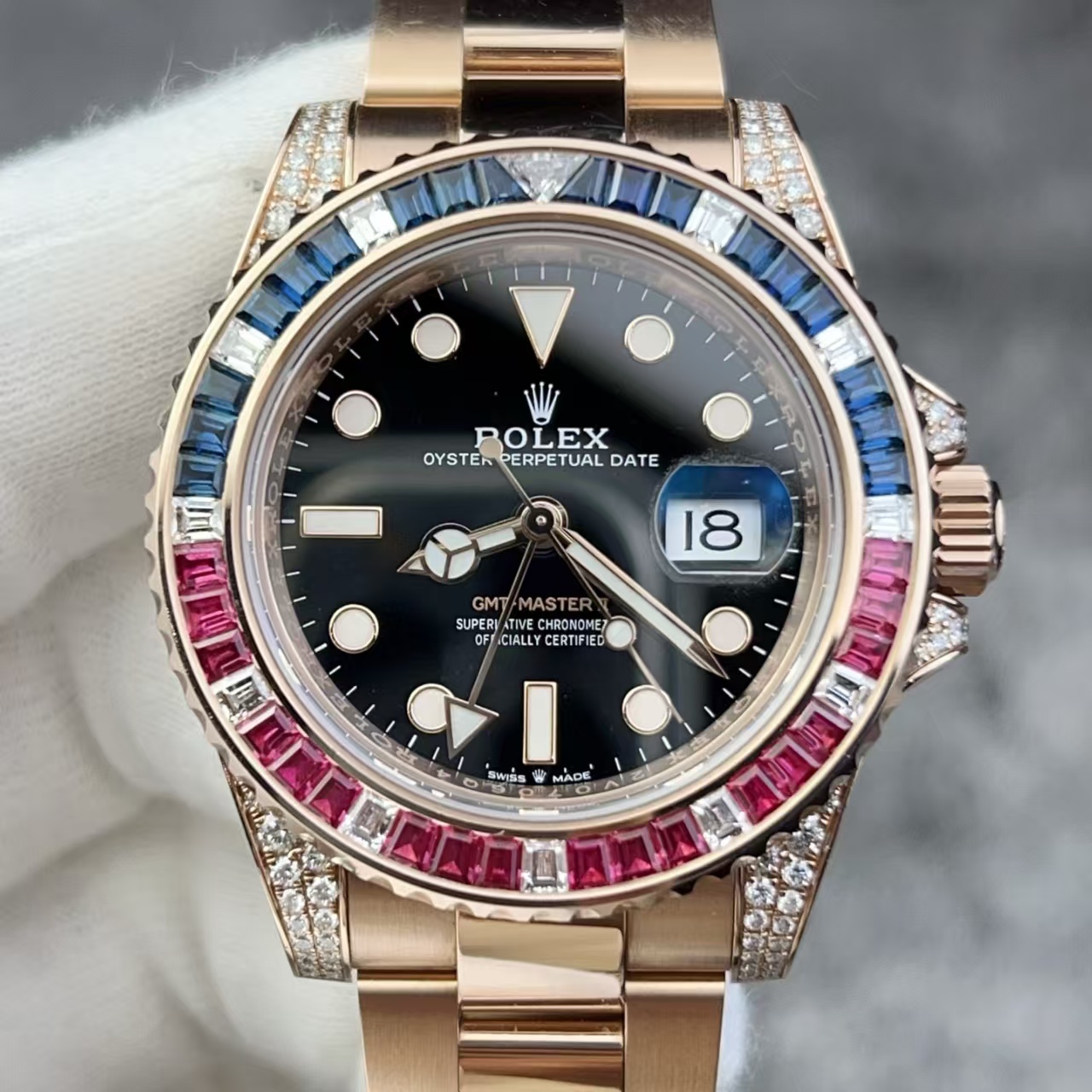 95新 Rolex/劳力士 格林尼治126755SARU-0003/22年全套