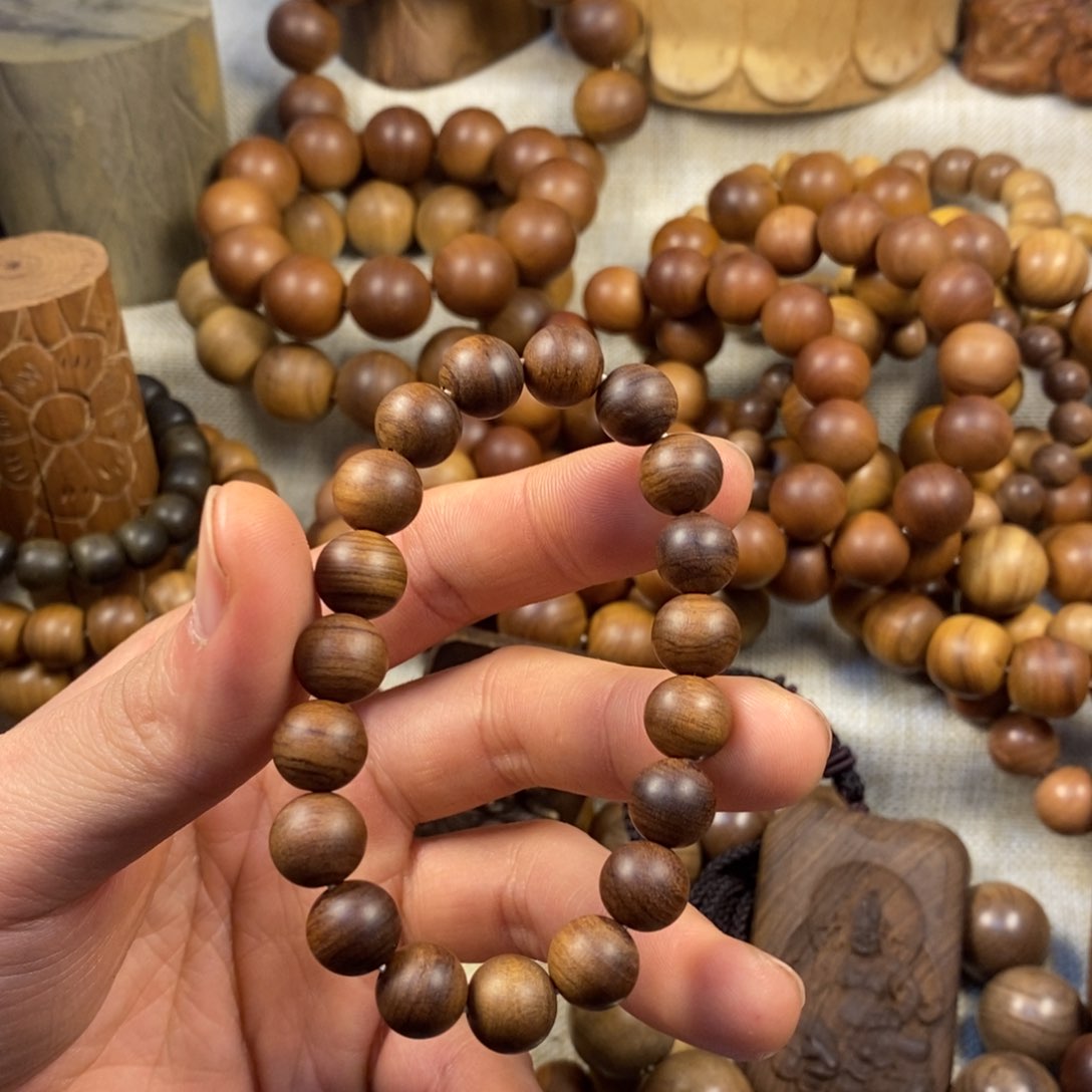 檀香木手串/手链W焦糖1.0