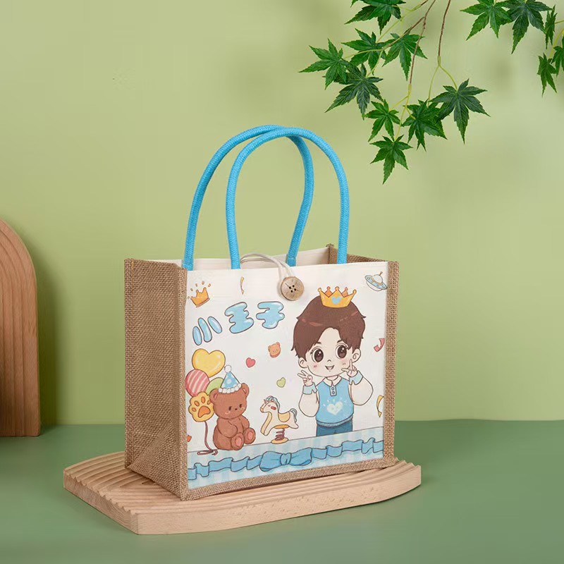 小王子帆布包蓝色 30*21.5*13男宝礼盒