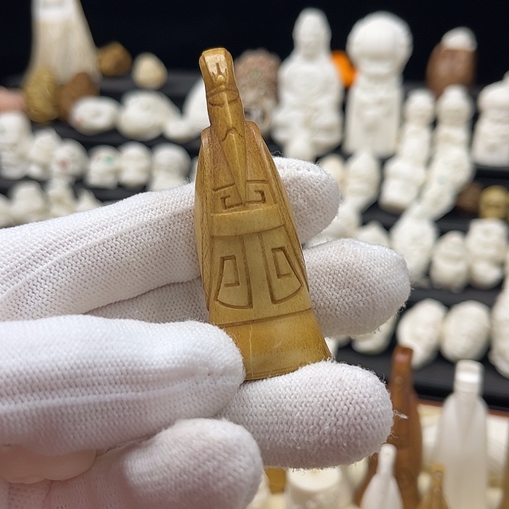 深***舟鹿骨手串/手链瑕疵翁仲