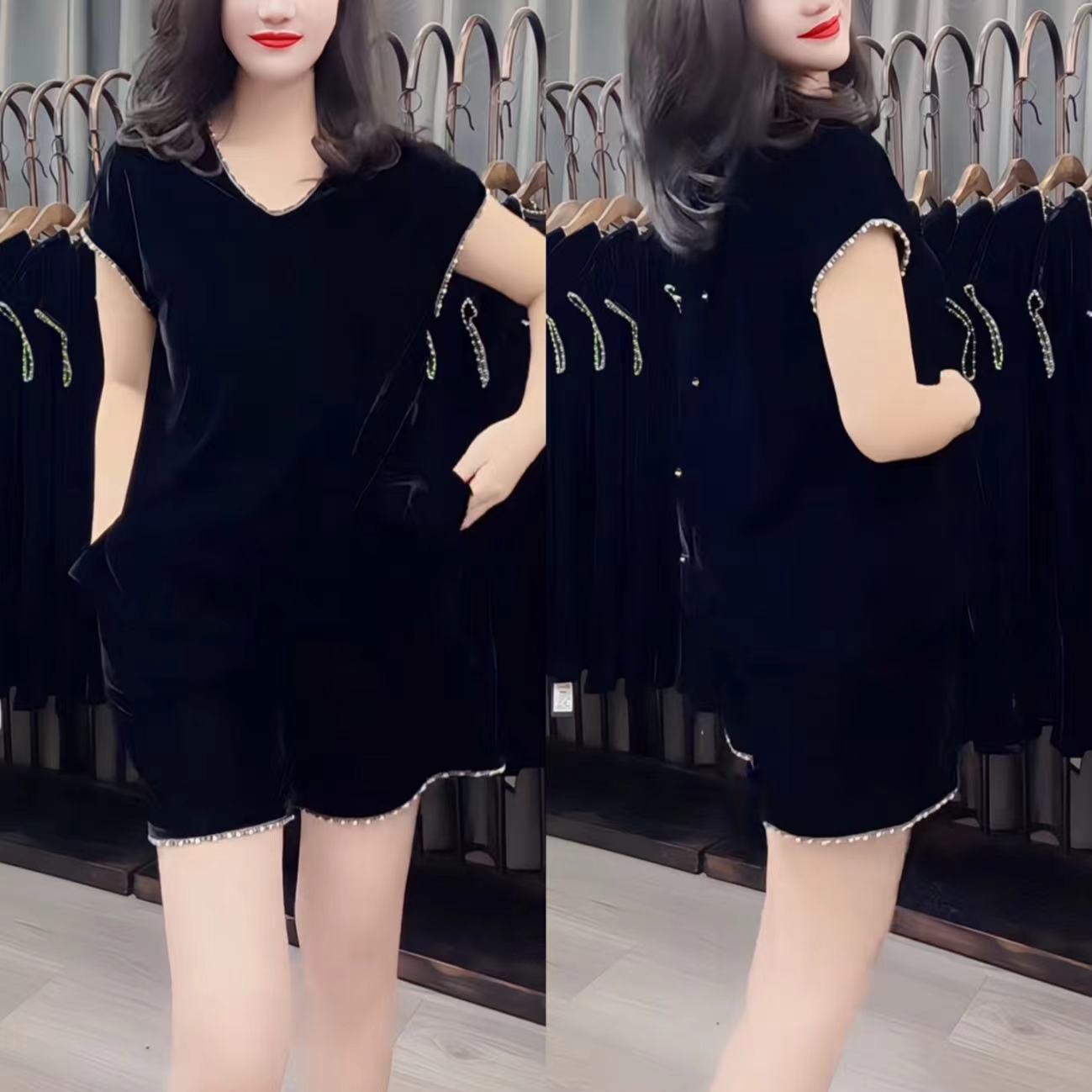 【当天发货顺丰包邮】老钱风时尚套装女装宽松慵懒风休闲风百搭
