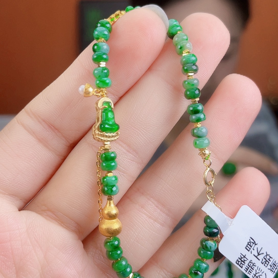翡翠银S925镶嵌耳饰