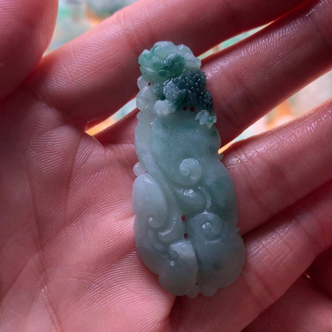 定制翡翠未镶嵌如意金蟾