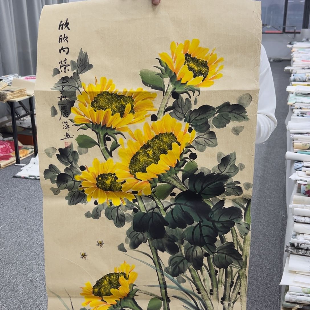 国画纯手绘字画宣纸