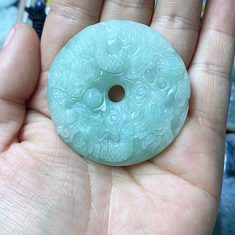 翡翠颈饰未镶嵌天然缅甸翡翠a货