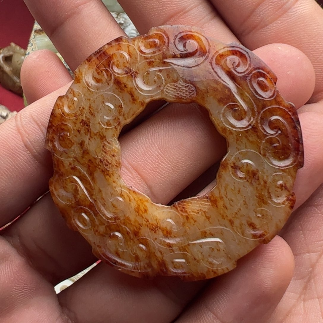 未镶嵌和田玉挂件由*申