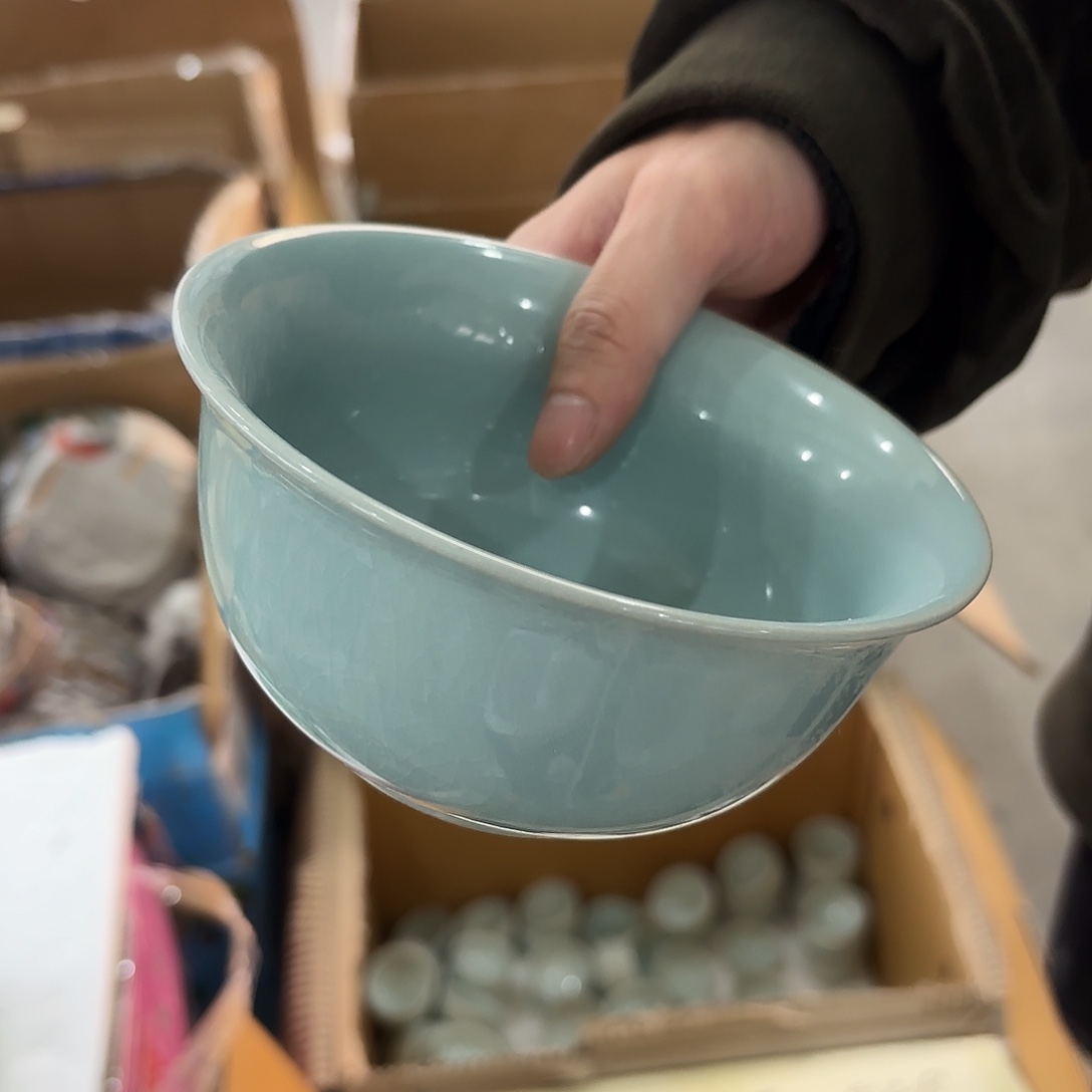 龙泉云间青瓷小米茶器