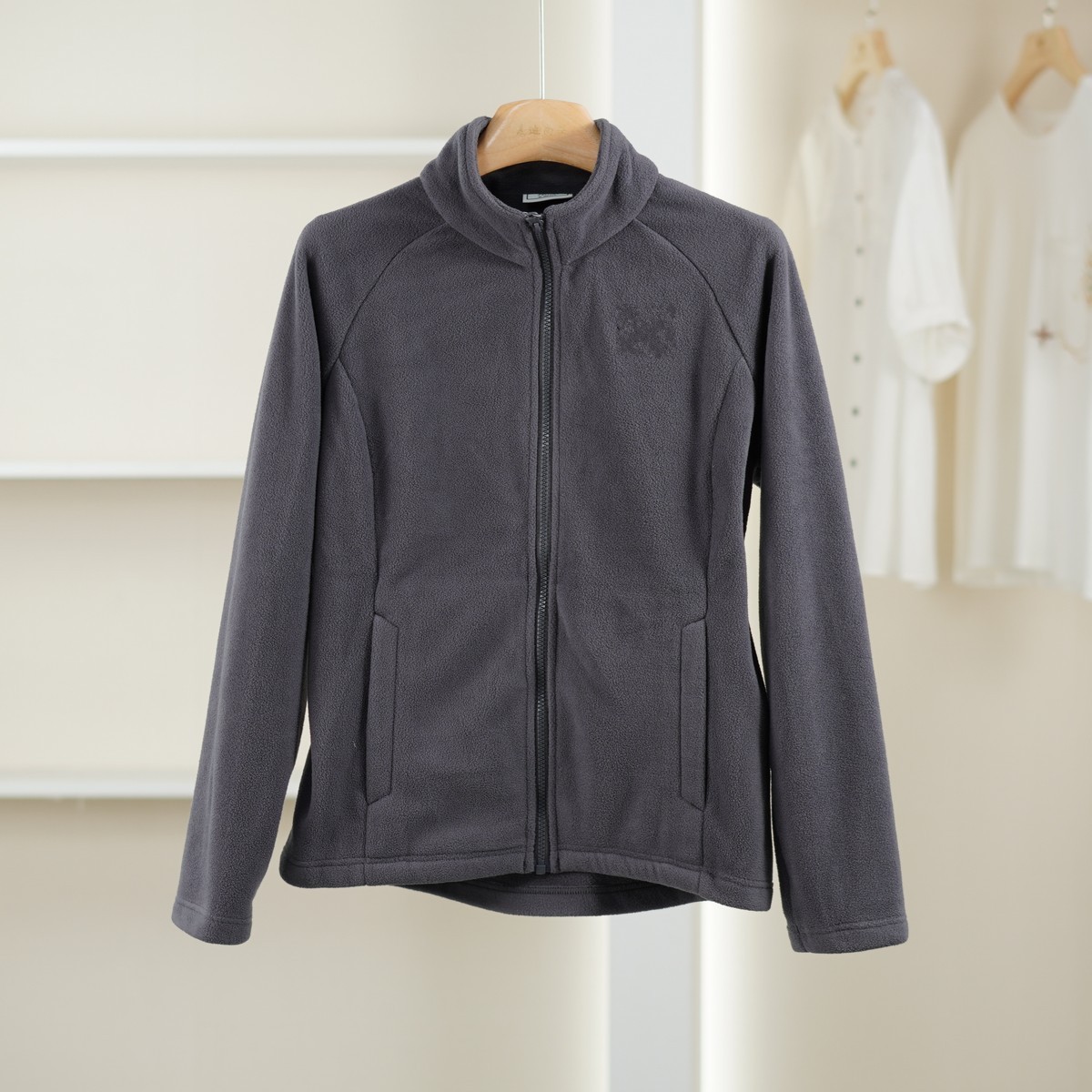 麦迪尚品【伯】51201297 通勤百搭摇粒绒外套春秋品牌专柜正品