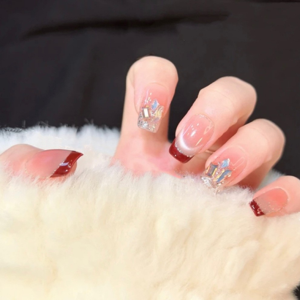 【半糖红茶】-手工穿戴甲-送工具包